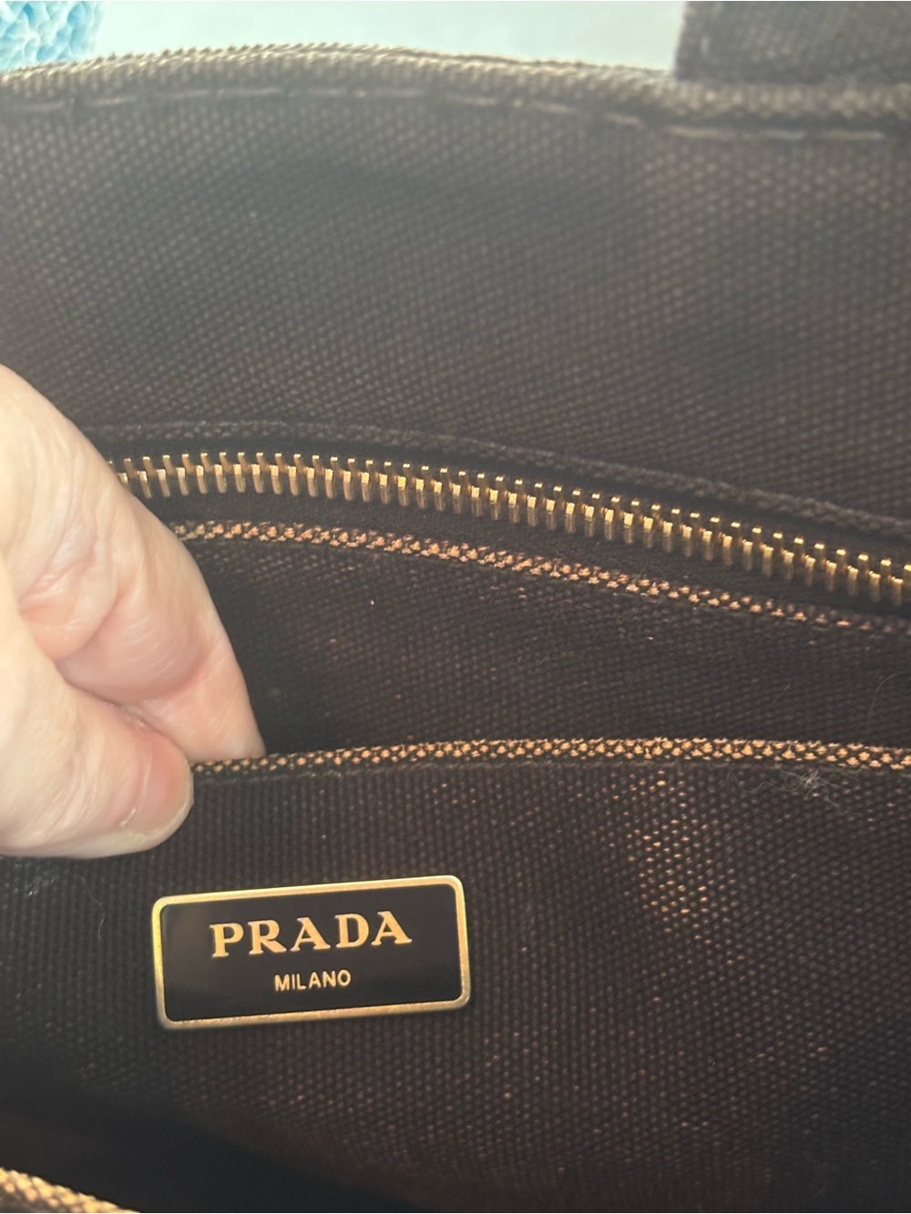 Prada Canapa Canvas Logo Mini Tote – Classic Nero (Black) - Picture 13 of 16